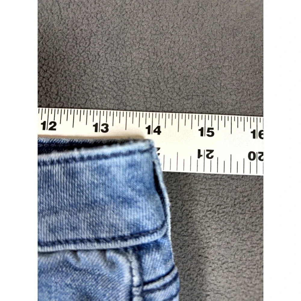 Old Navy Jeans Women's 6 Blue Denim Ultra High Rise Skinny Leg Grunge Streetwear